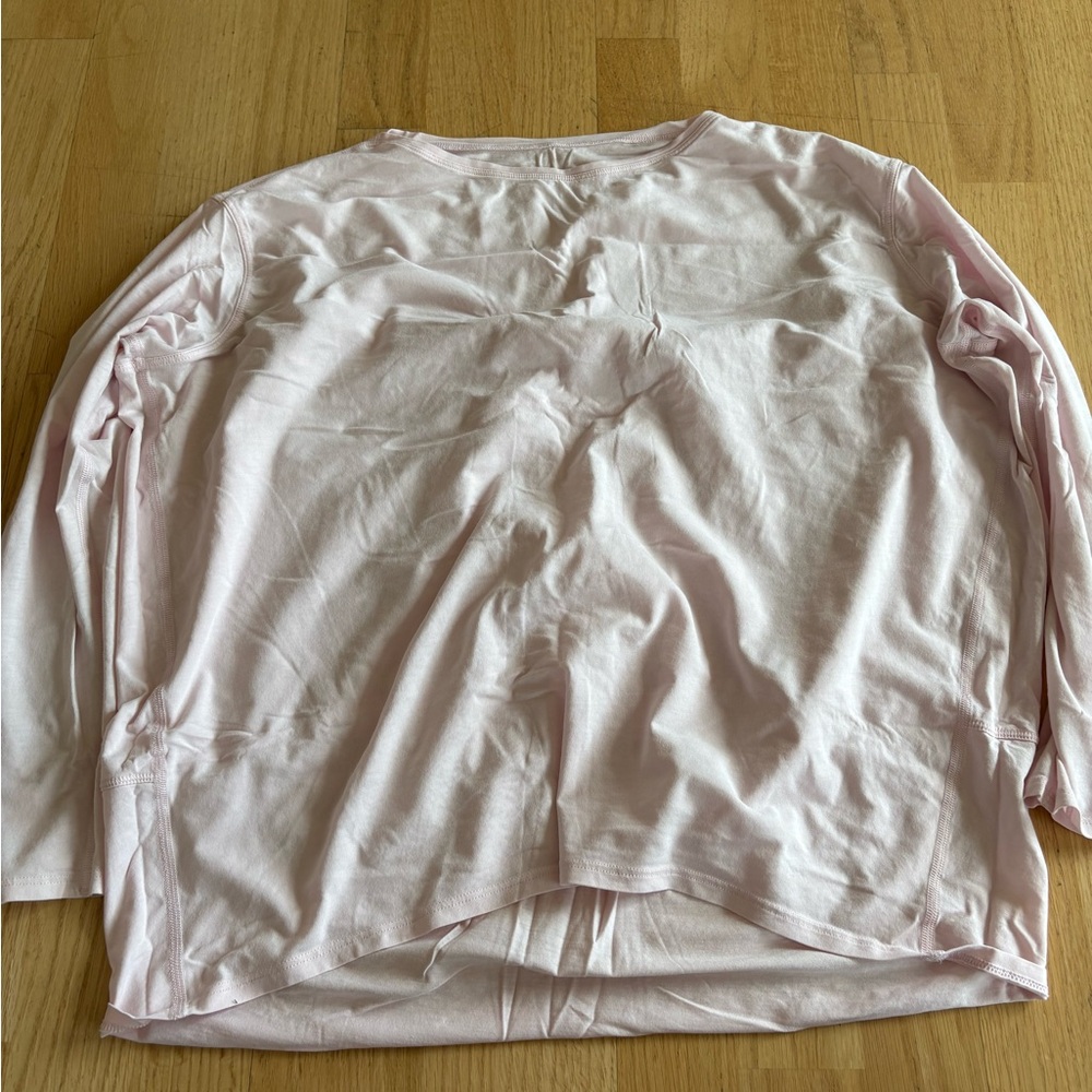 Lululemon Light Pink Long Sleeve Shirt